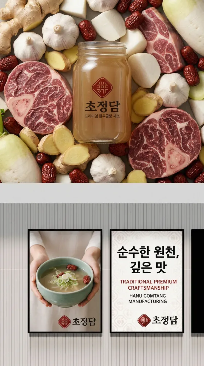 농식품·축산 로고 디자인 — 미니멀한 농식품 브랜드 로고