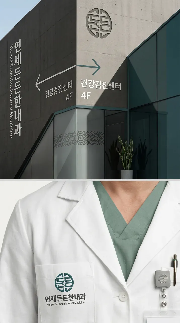 병원·의원 로고 디자인 — 미니멀한 병원 로고