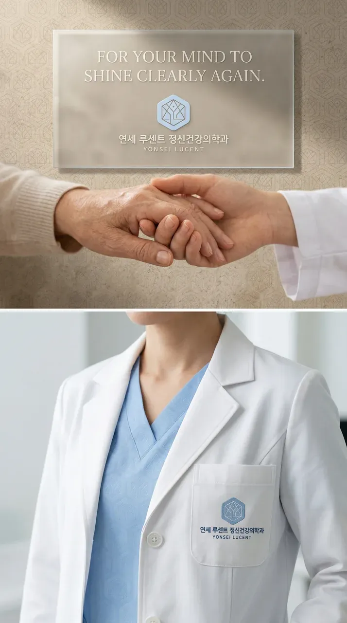 병원·의원 로고 디자인 — 마음이 다시 맑게 빛나는 전문 상담 공간 병원 로고