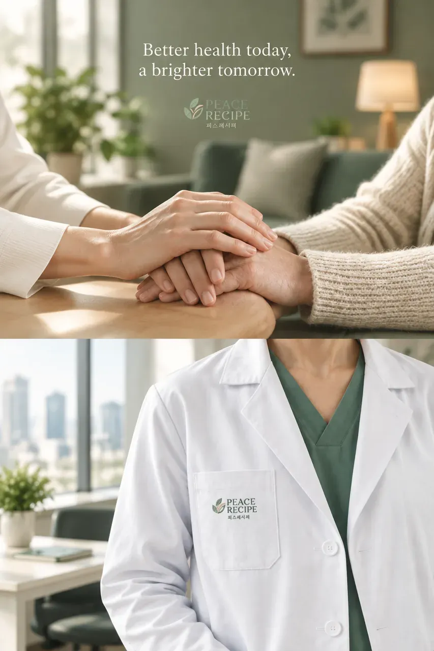 뷰티·미용 로고 디자인 — 평온함의 처방전 뷰티 브랜드 로고