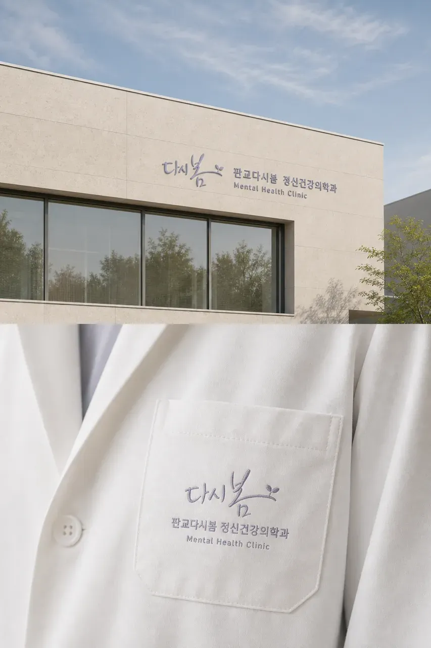 병원·의원 로고 디자인 — 마음의 문턱을 낮춘 따뜻한 전문성 병원 로고