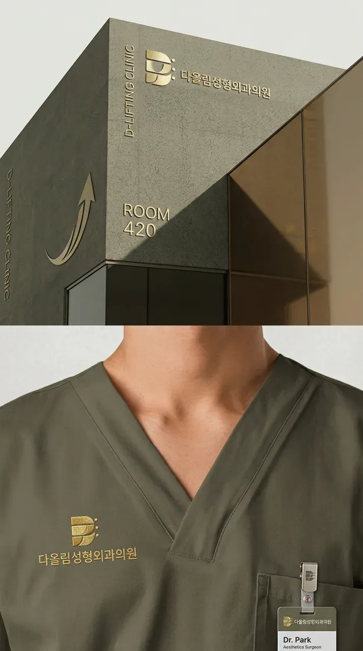 병원·의원 로고 디자인 — 자연스러운 젊음으로의 변화 병원 로고
