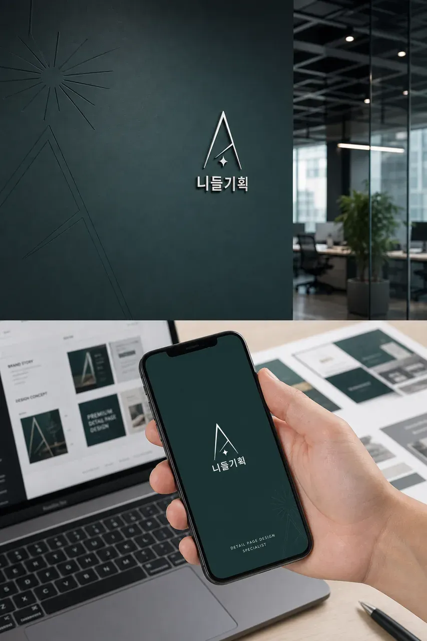 IT·테크 로고 디자인 — 날카로운 통찰력을 담은 미니멀 로고타입 IT 서비스 로고