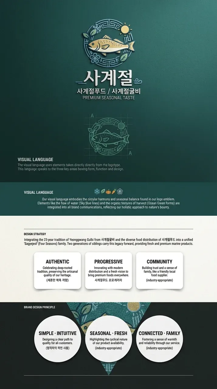 그 외 로고 디자인 — 23년 전통을 이어가는 남매의 신선한 약속 브랜드 로고