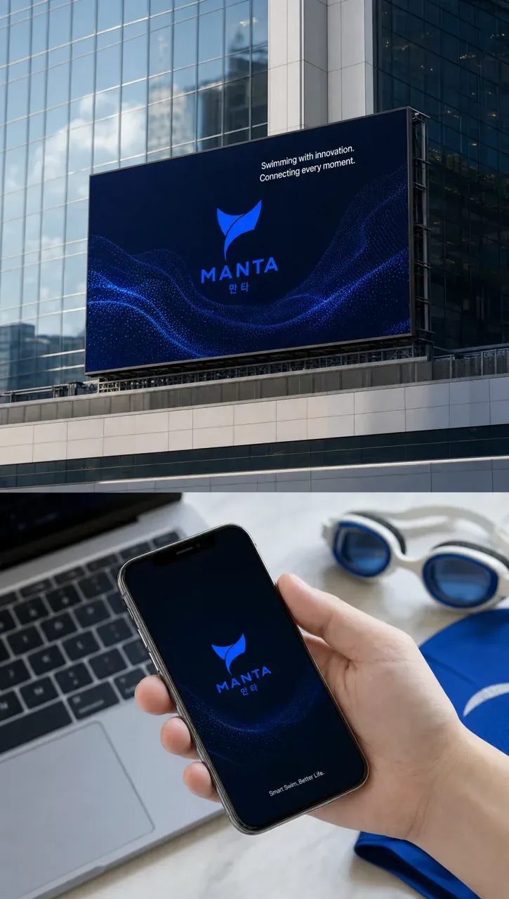 스포츠·피트니스 로고 디자인 — 모던하고 세련된 조합형 스포츠 브랜드 로고