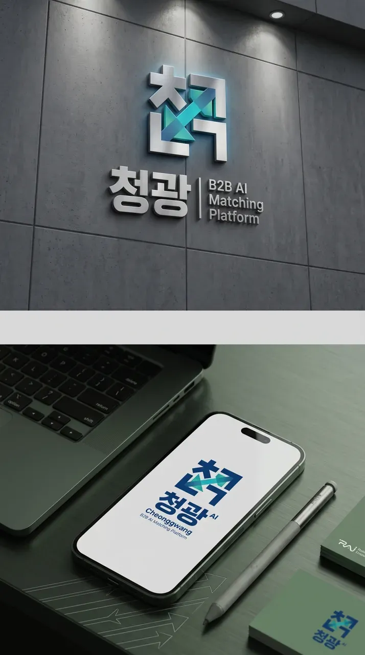 그 외 로고 디자인 — 소규모 청소업체가 당당히 경쟁할 수 있는 플랫폼 브랜드 로고