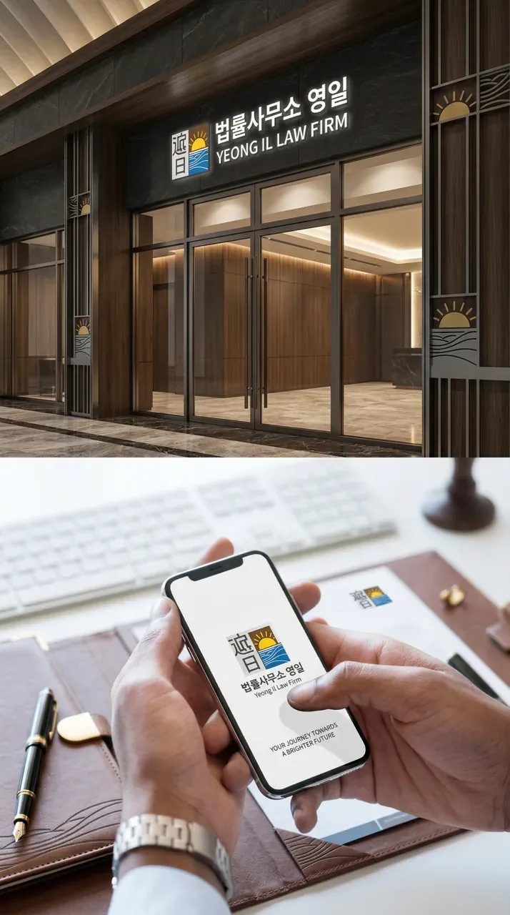 법률·세무·특허 로고 디자인 — 따뜻하고 친근한 법률사무소 로고