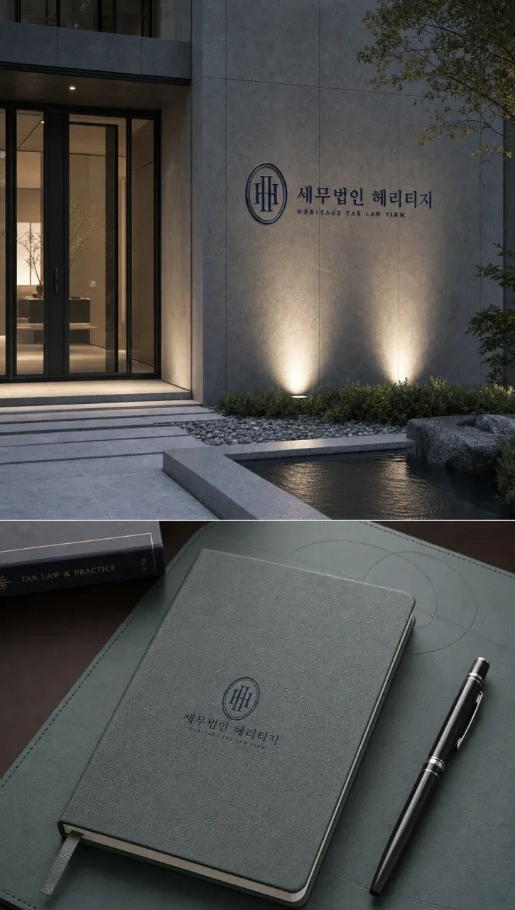 법률·세무·특허 로고 디자인 — 안정을 담은 기하학 법률사무소 로고