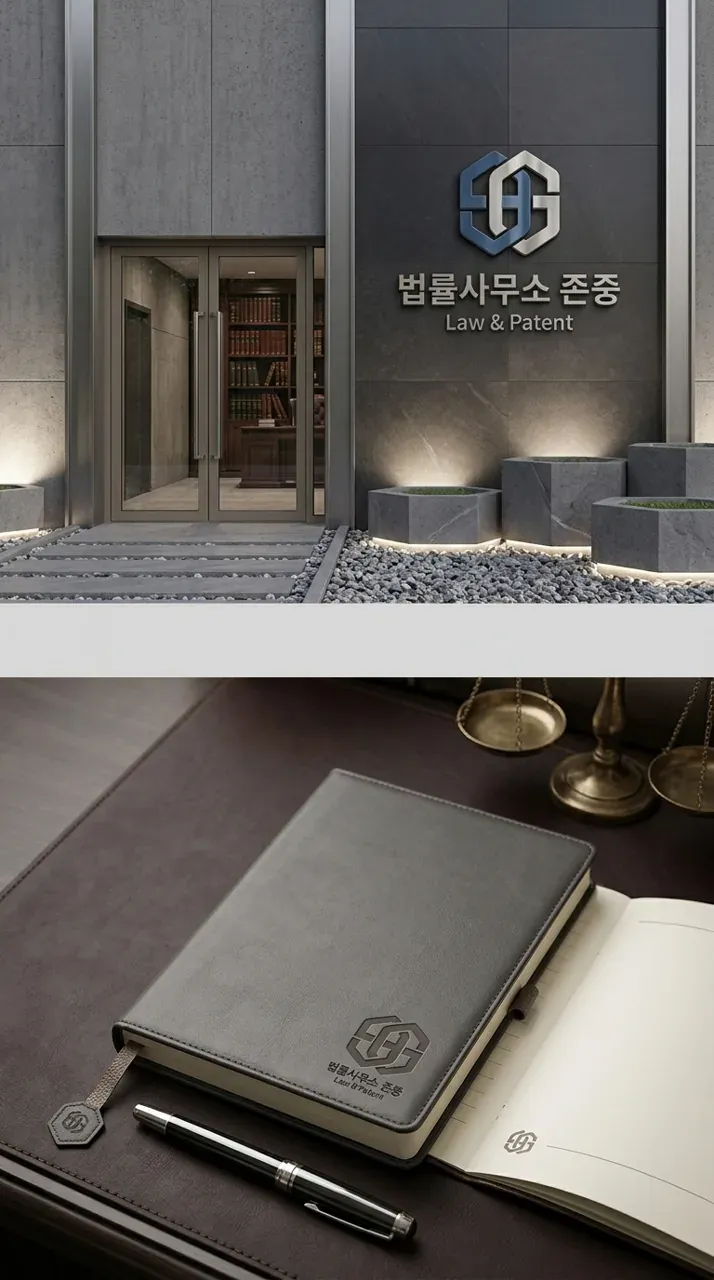 법률·세무·특허 로고 디자인 — 의뢰인의 권리를 지키는 든든한 파트너 법률사무소 로고