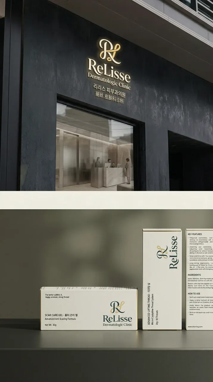 병원·의원 로고 디자인 — 다시 매끄러워진 피부로의 신뢰 병원 로고