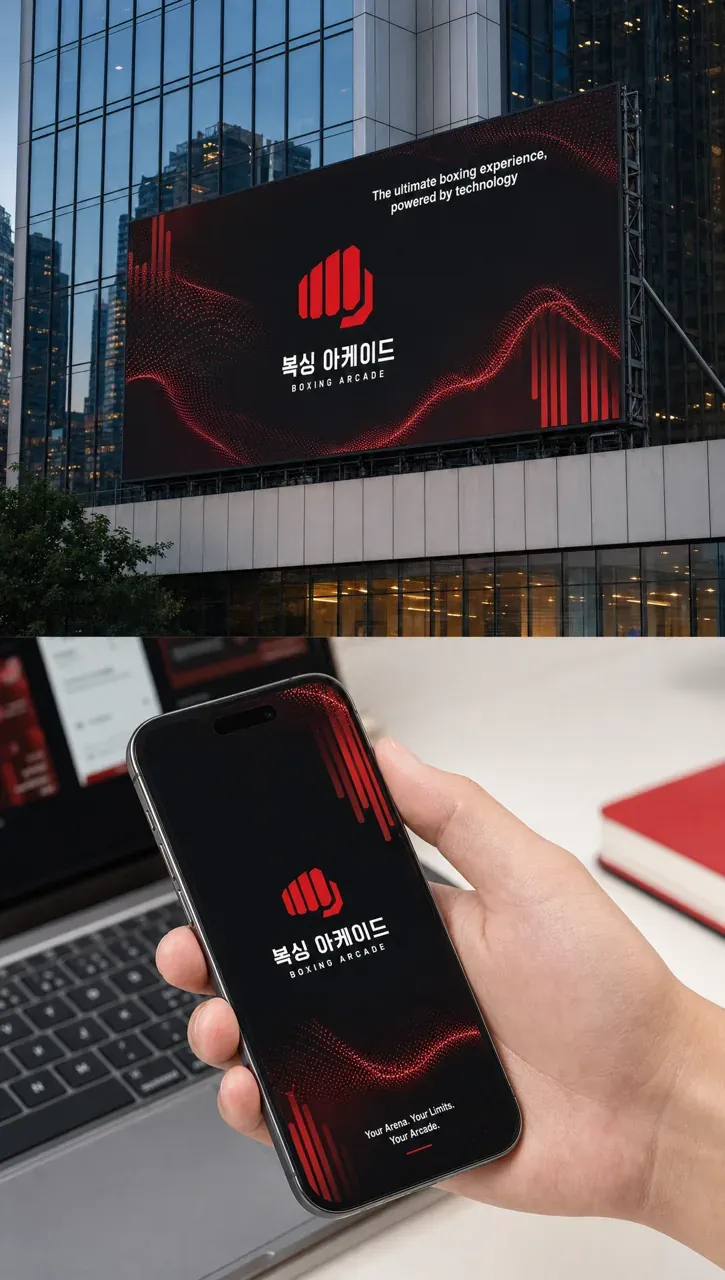 스포츠·피트니스 로고 디자인 — 모던 에너지 스포츠 브랜드 로고