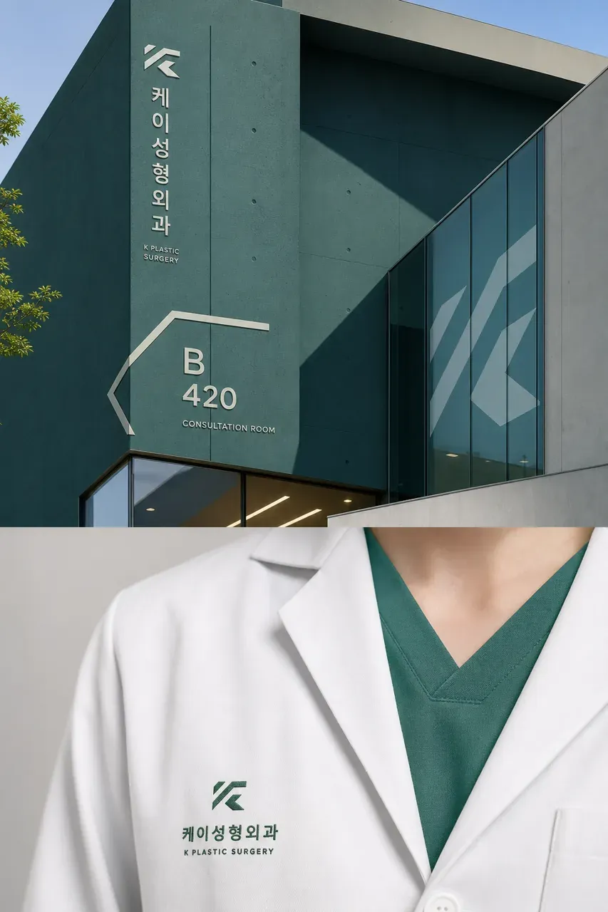 병원·의원 로고 디자인 — 한국 미의 기준을 제시하는 프리미엄 메디컬 병원 로고