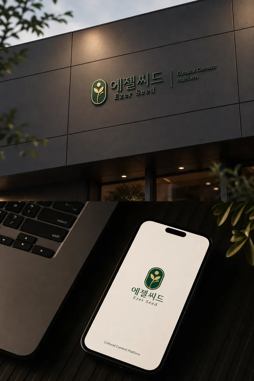 IT·테크 로고 디자인 — 지역사회와 함께 성장하는 신뢰받는 문화 파트너 IT 서비스 로고
