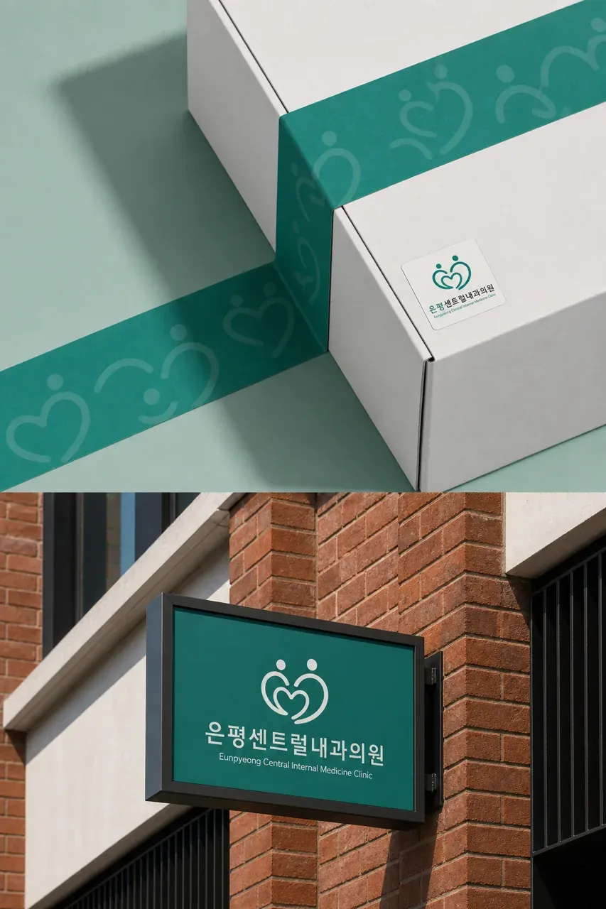 병원·의원 로고 디자인 — 신뢰와 전문성을 담은 모던 메디컬 병원 로고
