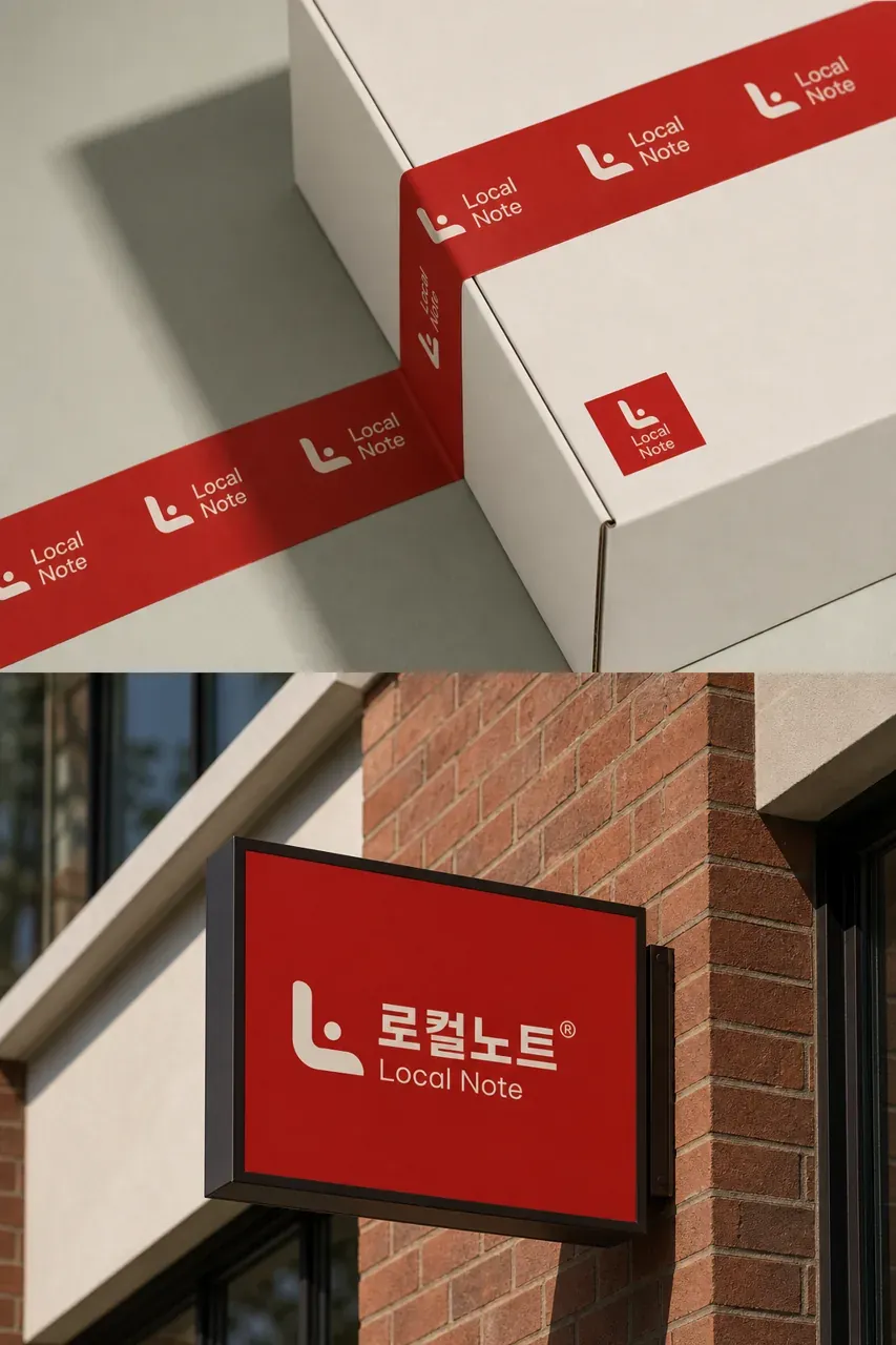 그 외 로고 디자인 — 지역을 기록하고 공유하는 친근한 공간 브랜드 로고