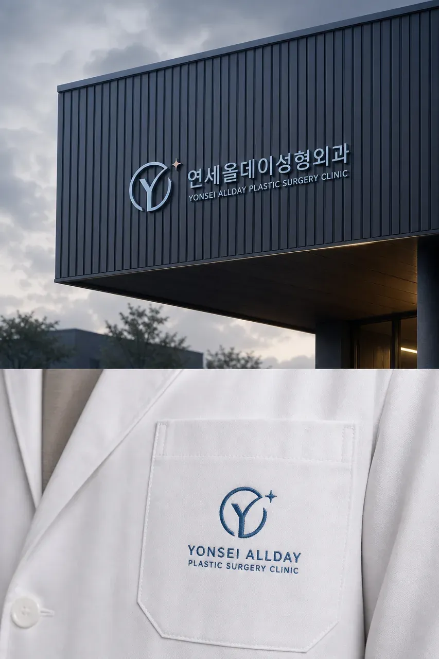 병원·의원 로고 디자인 — 365일 언제나 믿고 찾을 수 있는 치료공간 올데 병원 로고