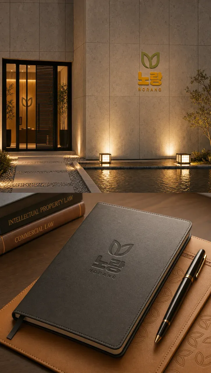 농식품·축산 로고 디자인 — 모던하고 세련된 워드마크 농식품 브랜드 로고