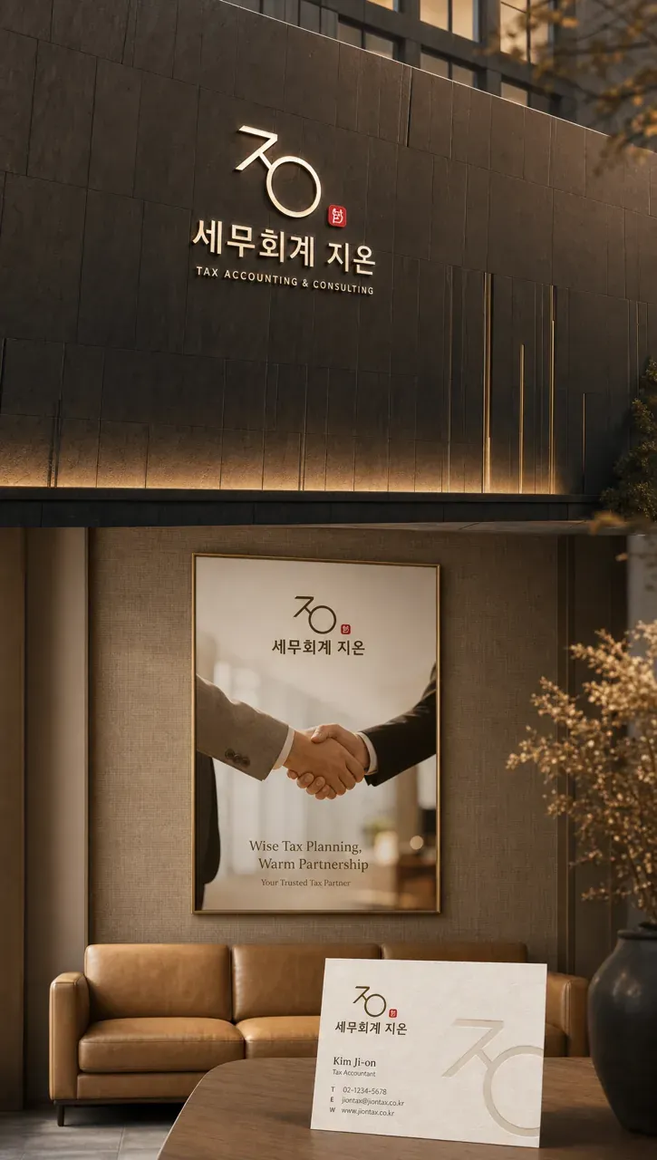 법률·세무·특허 로고 디자인 — 신뢰감 있는 조합형 법률사무소 로고