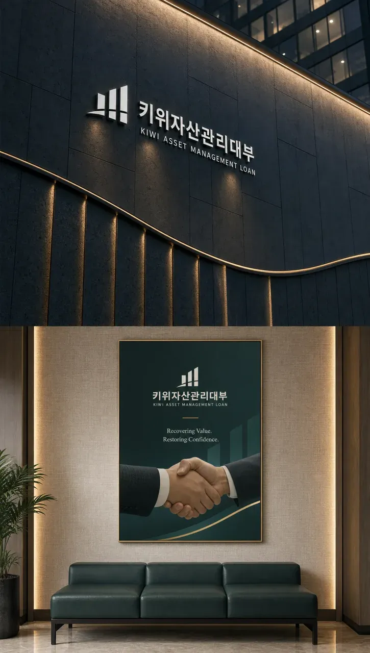 금융·부동산 로고 디자인 — 끝까지의 신뢰 금융·부동산 기업 로고