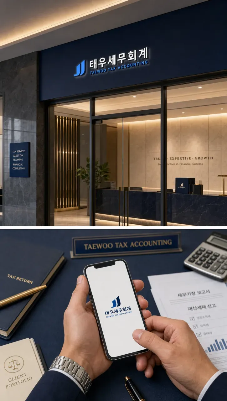 법률·세무·특허 로고 디자인 — 신뢰감 있는 조합형 법률사무소 로고