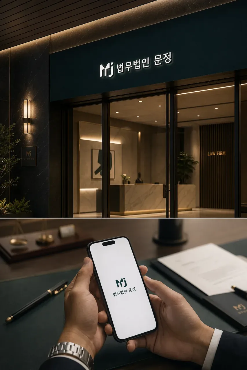 법률·세무·특허 로고 디자인 — 신뢰와 명확성의 심볼 법률사무소 로고