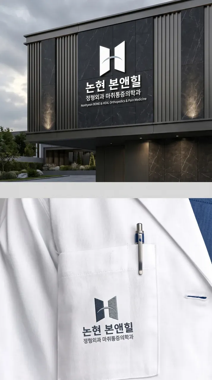 병원·의원 로고 디자인 — 두 분야 최고가 만나는 통합 진료 병원 로고