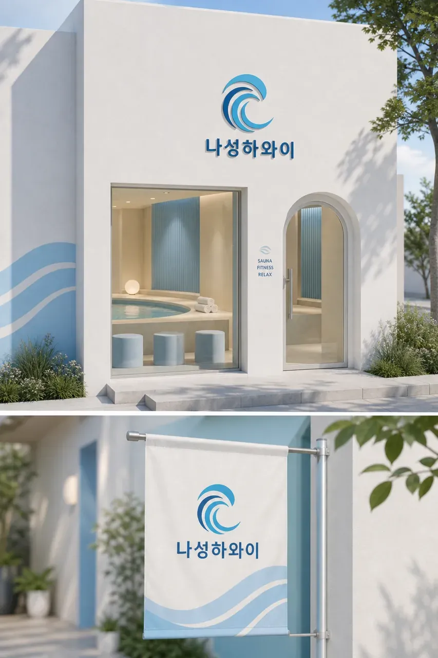 스포츠·피트니스 로고 디자인 — 신뢰감 있는 조합형 스포츠 브랜드 로고