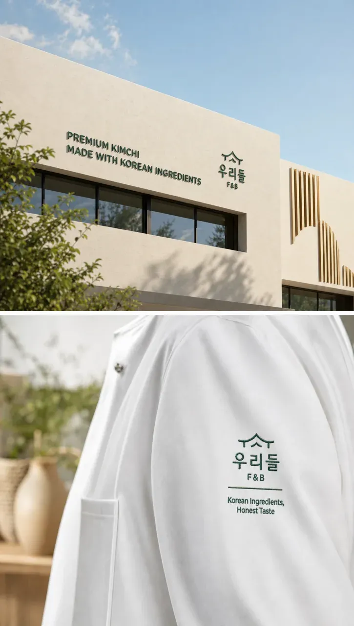 농식품·축산 로고 디자인 — 정직한 라인 농식품 브랜드 로고