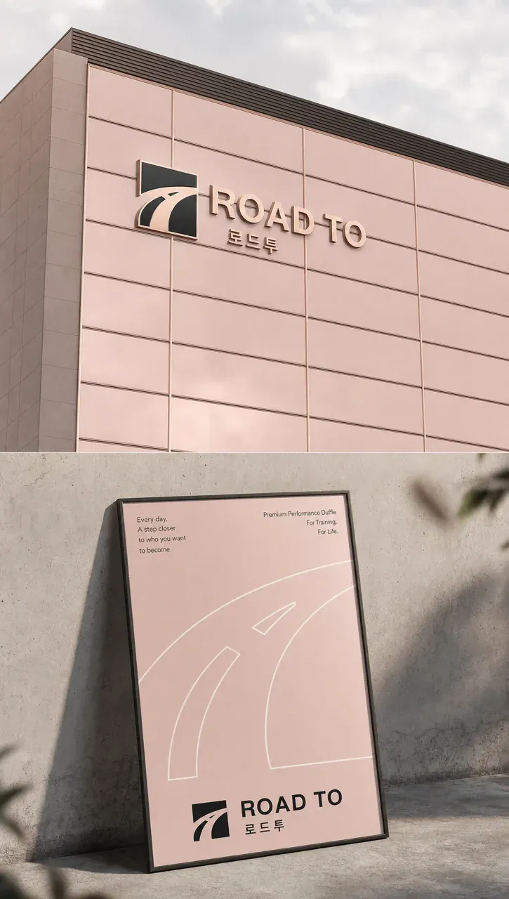 스포츠·피트니스 로고 디자인 — 강렬하고 대담한 조합형 스포츠 브랜드 로고