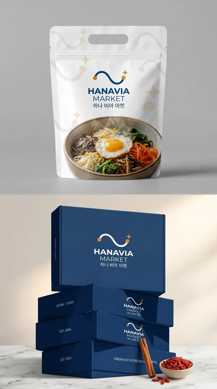 제조·유통 로고 디자인 — 두바이 고객들이 한눈에 알아보는 아시아 마켓 제조·유통 기업 로고