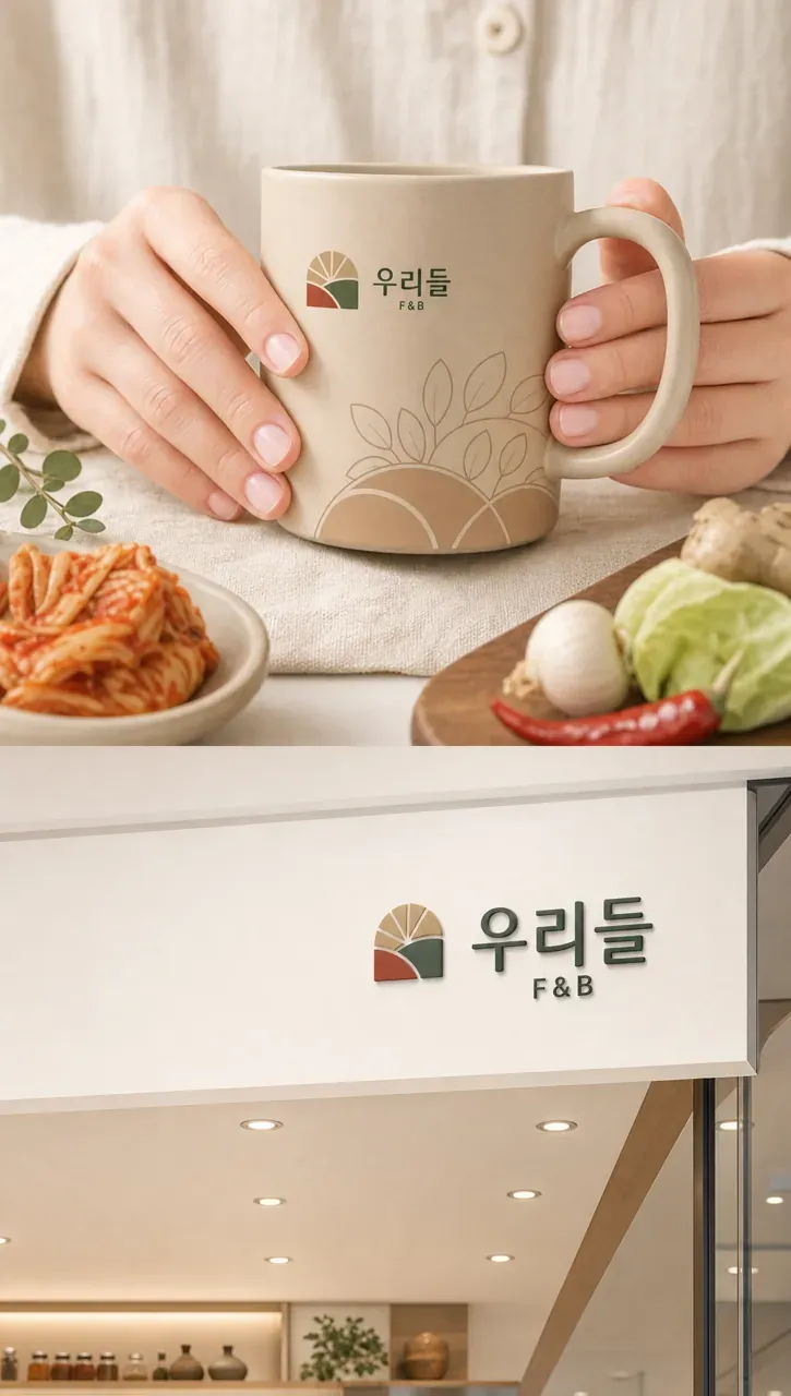 농식품·축산 로고 디자인 — 따뜻하고 친근한 조합형 농식품 브랜드 로고 브랜드 시스템