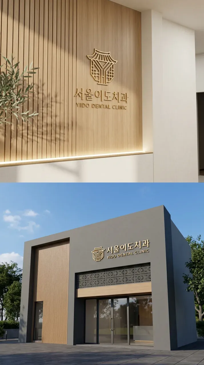 치과 로고 디자인 — 클래식한 치과 로고 브랜드 시스템