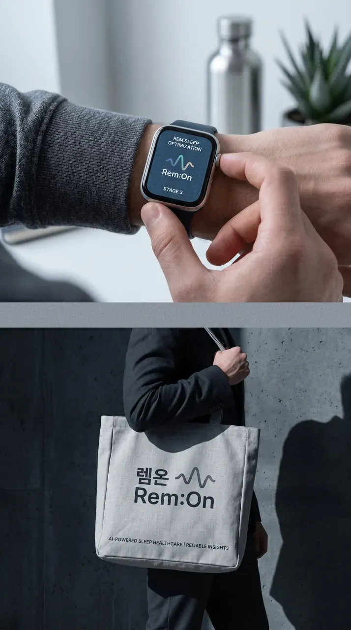 병원·의원 로고 디자인 — 숙면으로 시작하는 건강한 하루 병원 로고 브랜드 시스템