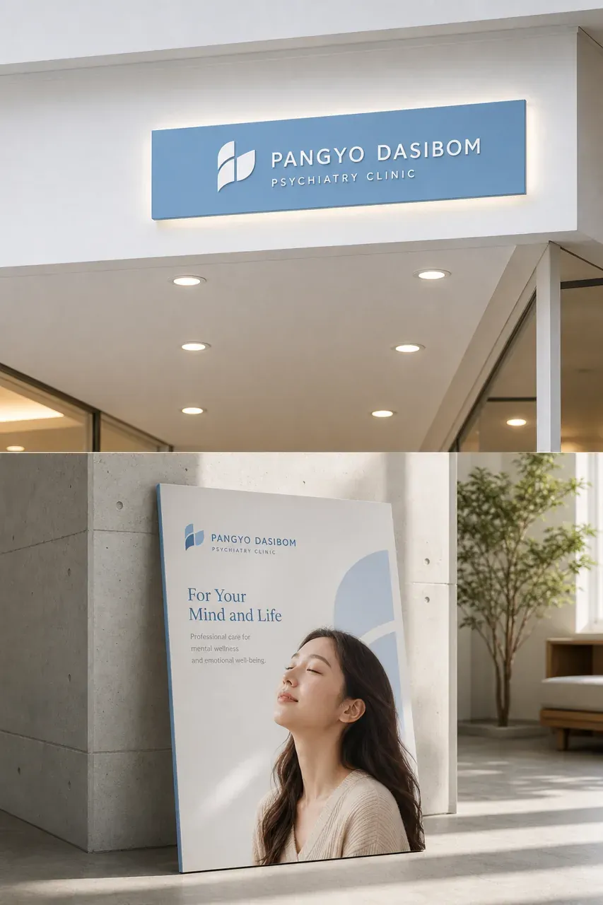 병원·의원 로고 디자인 — 환자에게 희망을 전하는 따뜻한 전문성 병원 로고 브랜드 시스템