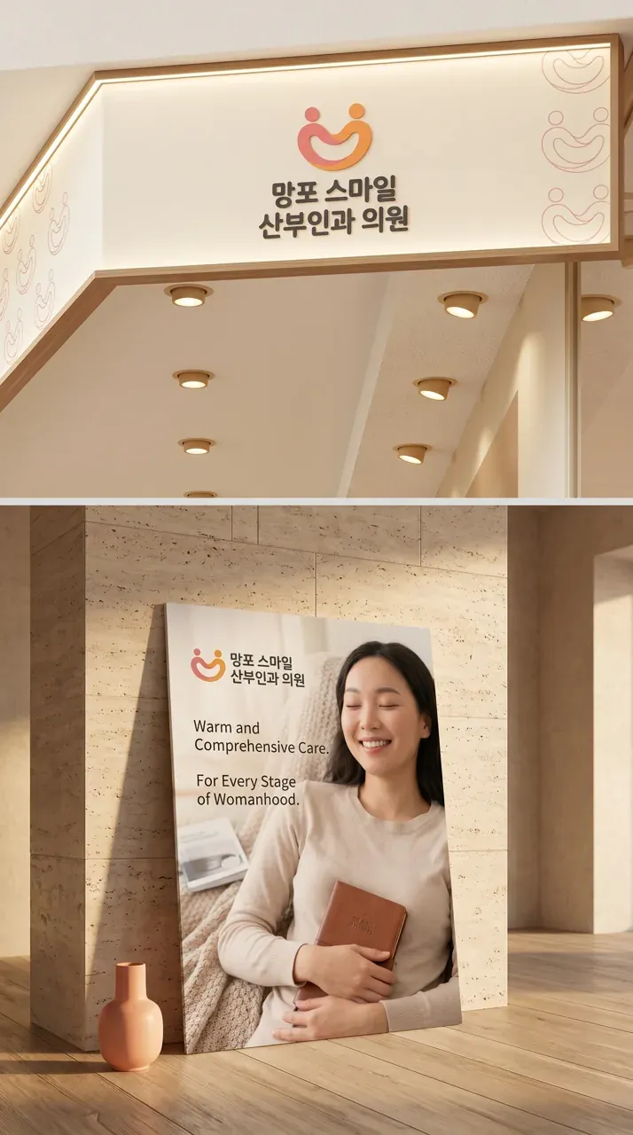 병원·의원 로고 디자인 — 편안한 마음으로 찾아오는 곳 병원 로고 브랜드 시스템