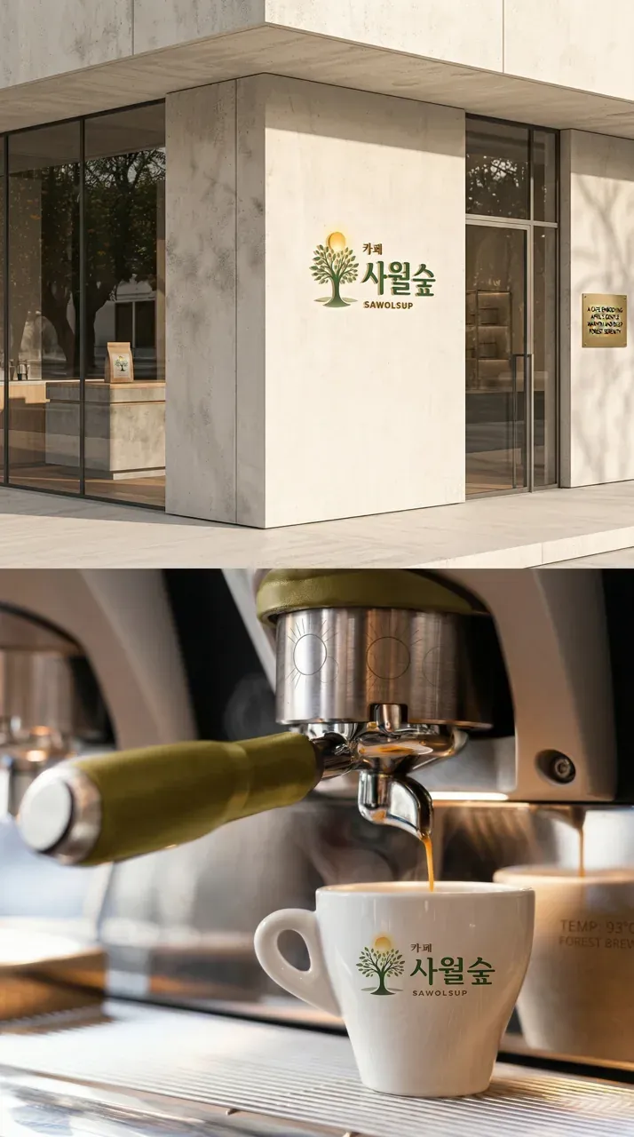 농식품·축산 로고 디자인 — 미니멀한 농식품 브랜드 로고 브랜드 시스템