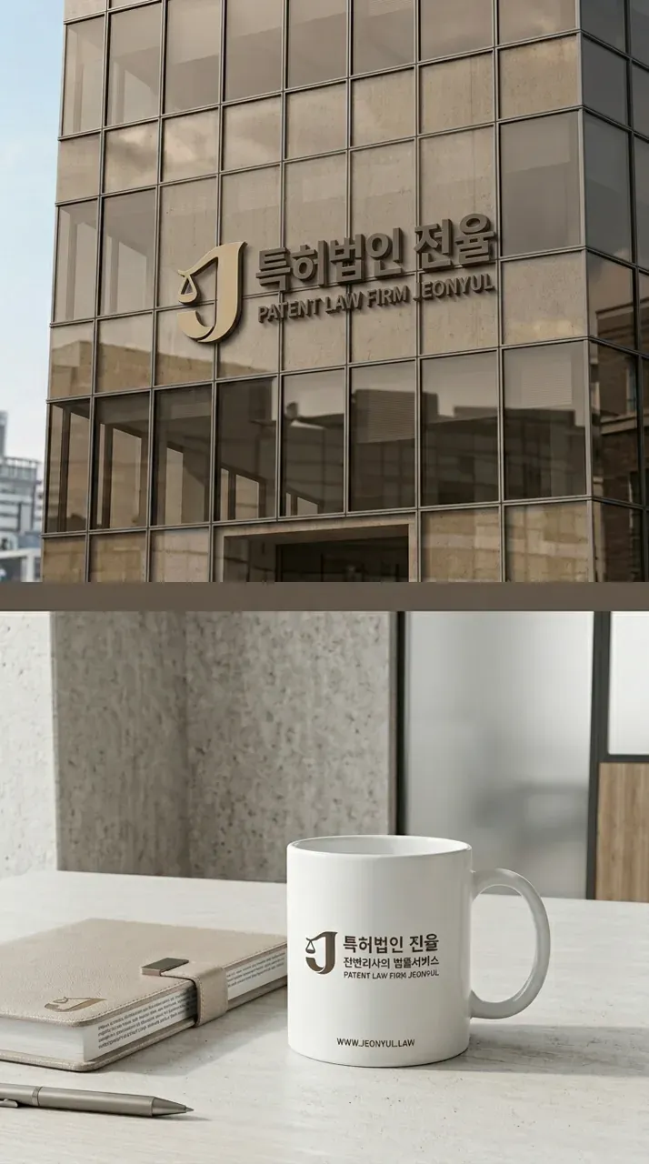 법률·세무·특허 로고 디자인 — 젊은 변리사의 온전한 법률서비스 법률사무소 로고 브랜드 시스템