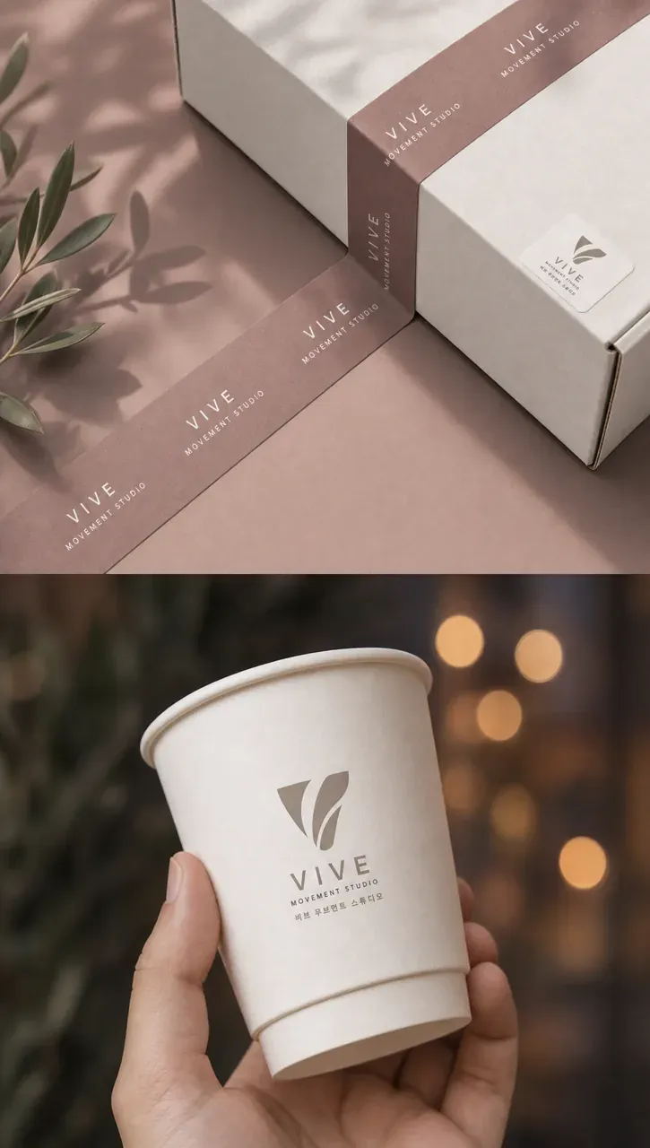 스포츠·피트니스 로고 디자인 — 움직임의 정수를 담은 미니멀 스포츠 브랜드 로고 브랜드 시스템