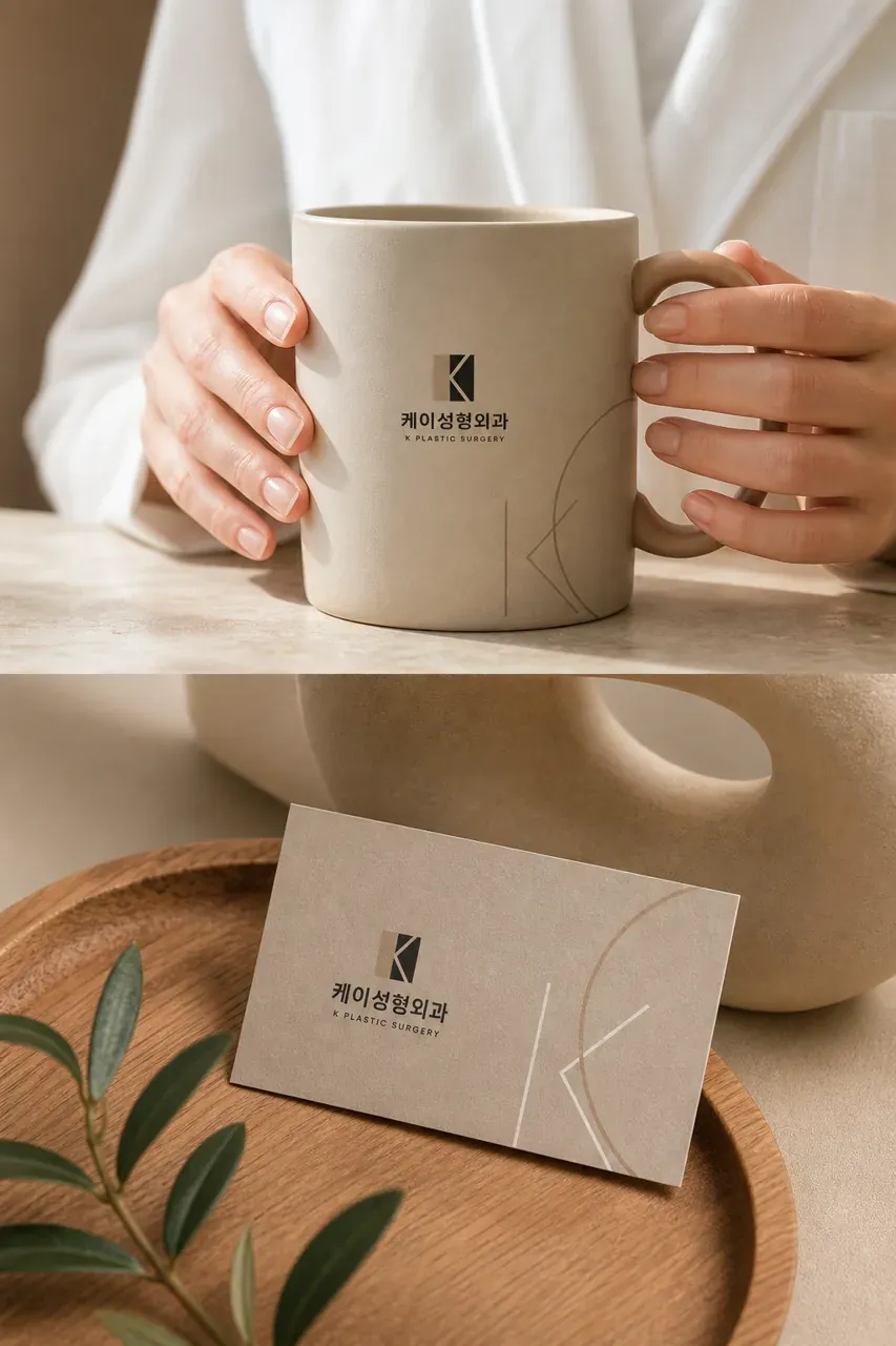 병원·의원 로고 디자인 — 정밀함과 신뢰를 담은 미니멀 병원 로고 브랜드 시스템