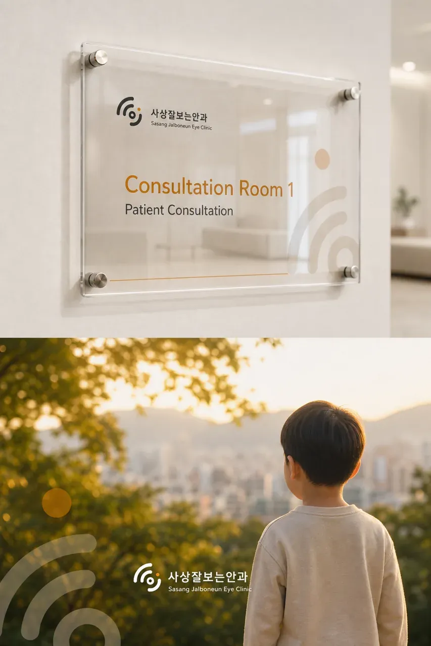 병원·의원 로고 디자인 — 정밀함의 기하학 병원 로고 브랜드 시스템