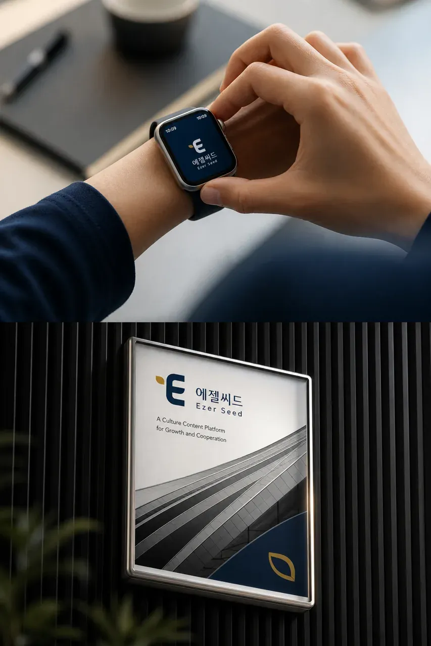 IT·테크 로고 디자인 — 지역사회와 함께 성장하는 신뢰받는 문화 파트너 IT 서비스 로고 브랜드 시스템