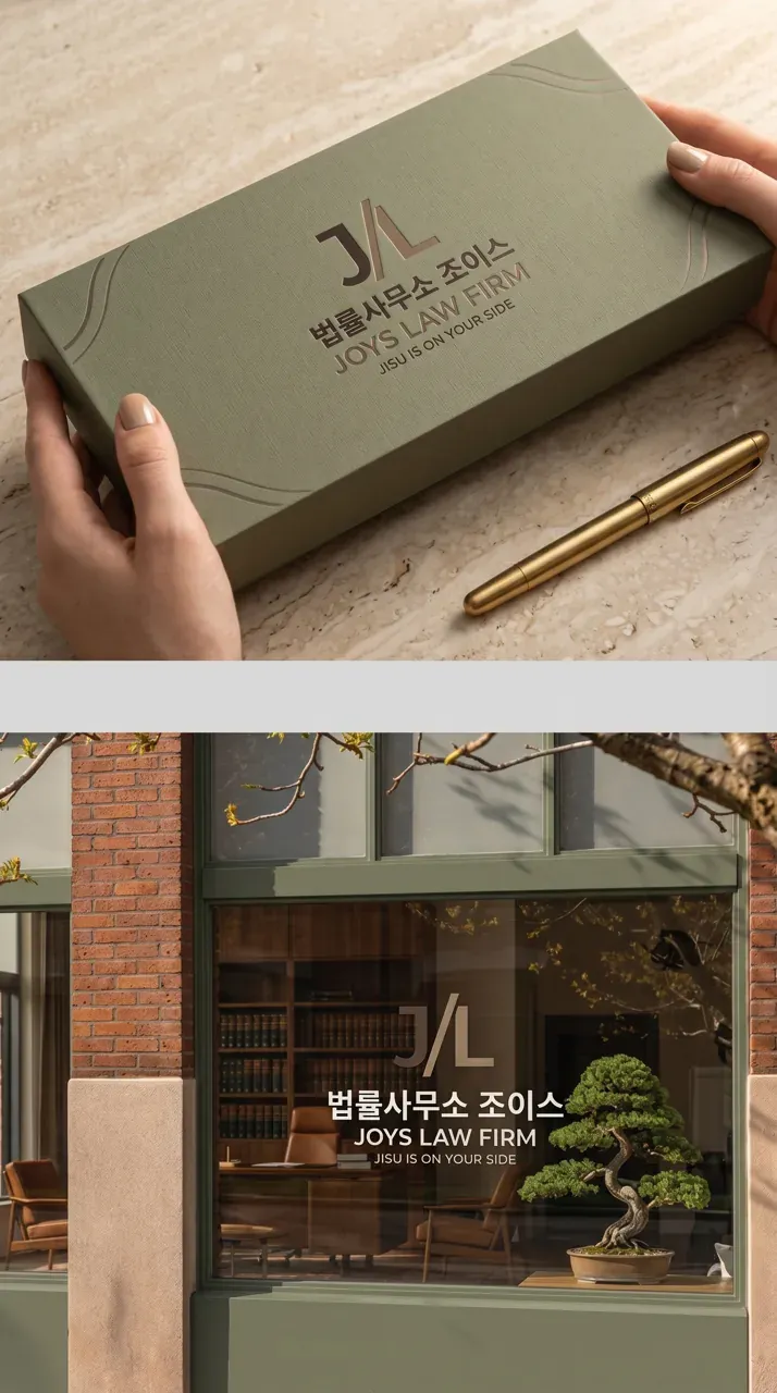 법률·세무·특허 로고 디자인 — 고객이 편안하게 찾아올 수 있는 법률사무소 로고 브랜드 시스템