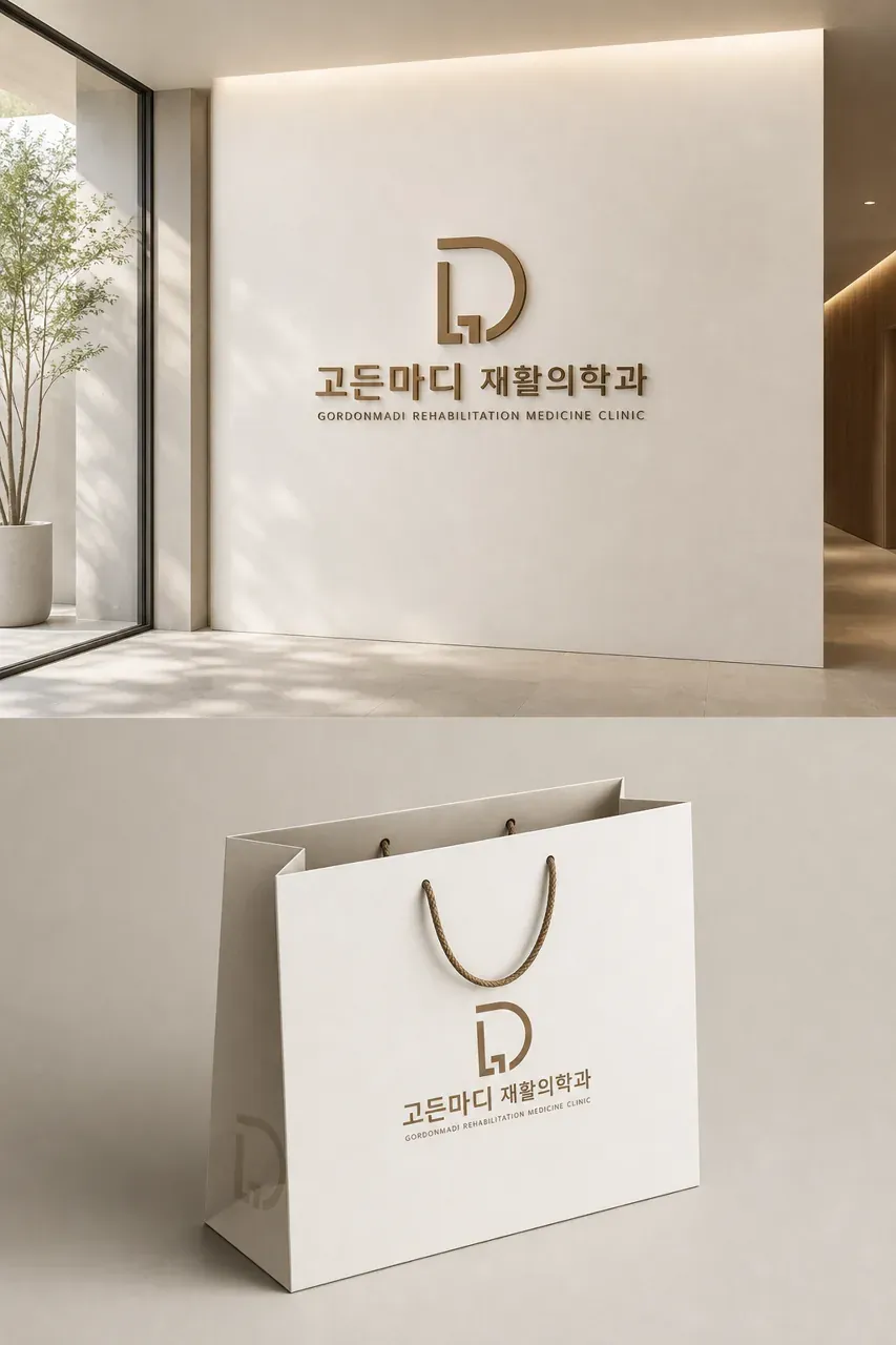 병원·의원 로고 디자인 — 환자가 믿고 맡길 수 있는 든든한 회복의 파트너 병원 로고 브랜드 시스템