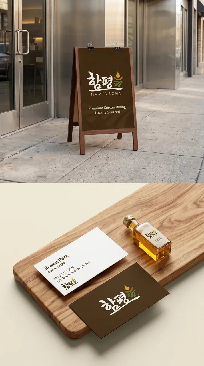 음식점·외식 로고 디자인 — 정성이 전해지는 맛 음식점 로고 브랜드 시스템