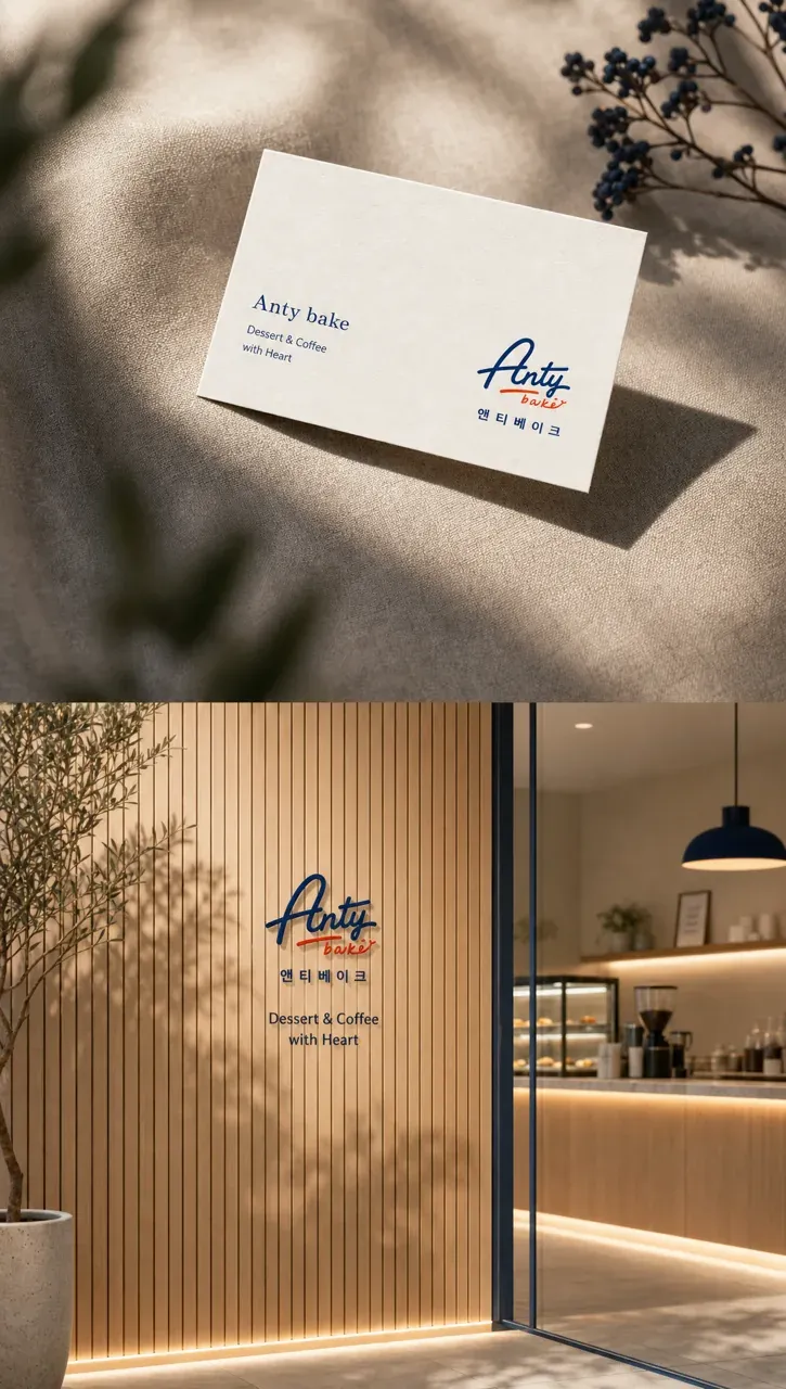 카페·베이커리 로고 디자인 — 따뜻하고 친근한 조합형 카페 로고 브랜드 시스템