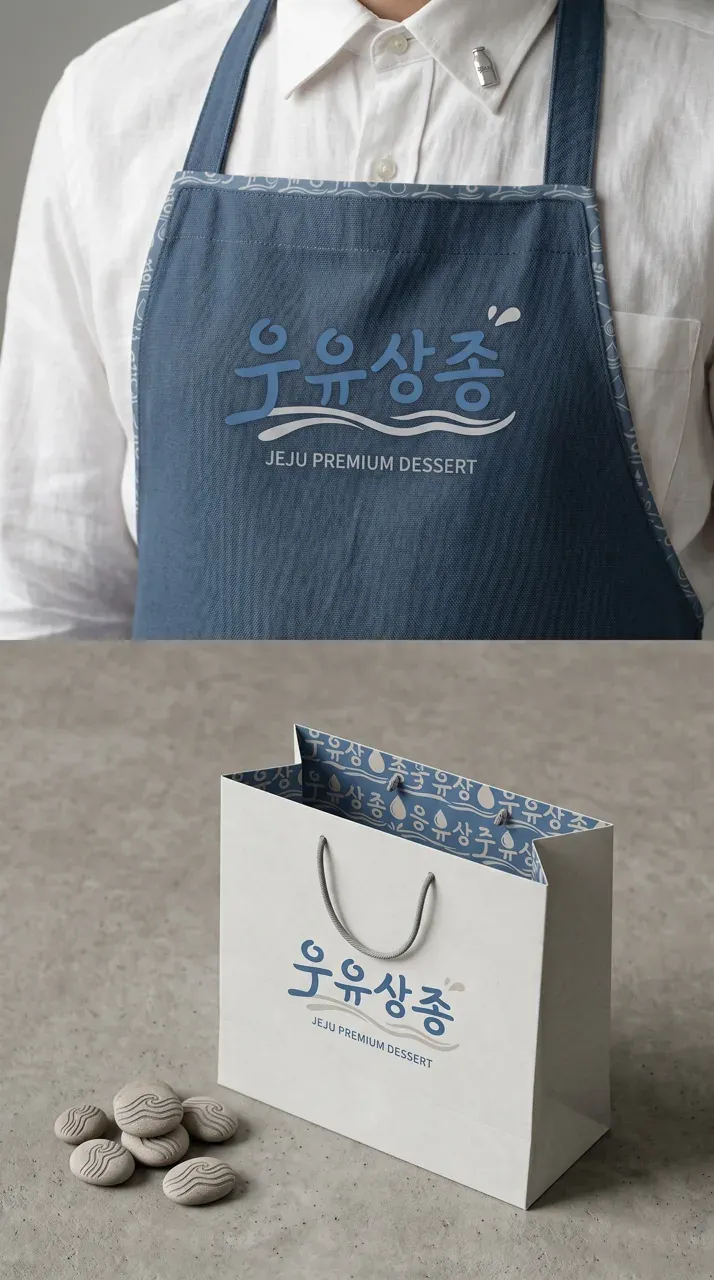 그 외 로고 디자인 — 제주 관광객이 기억하고 싶어하는 특별한 디저트 브랜드 로고 브랜드 시스템