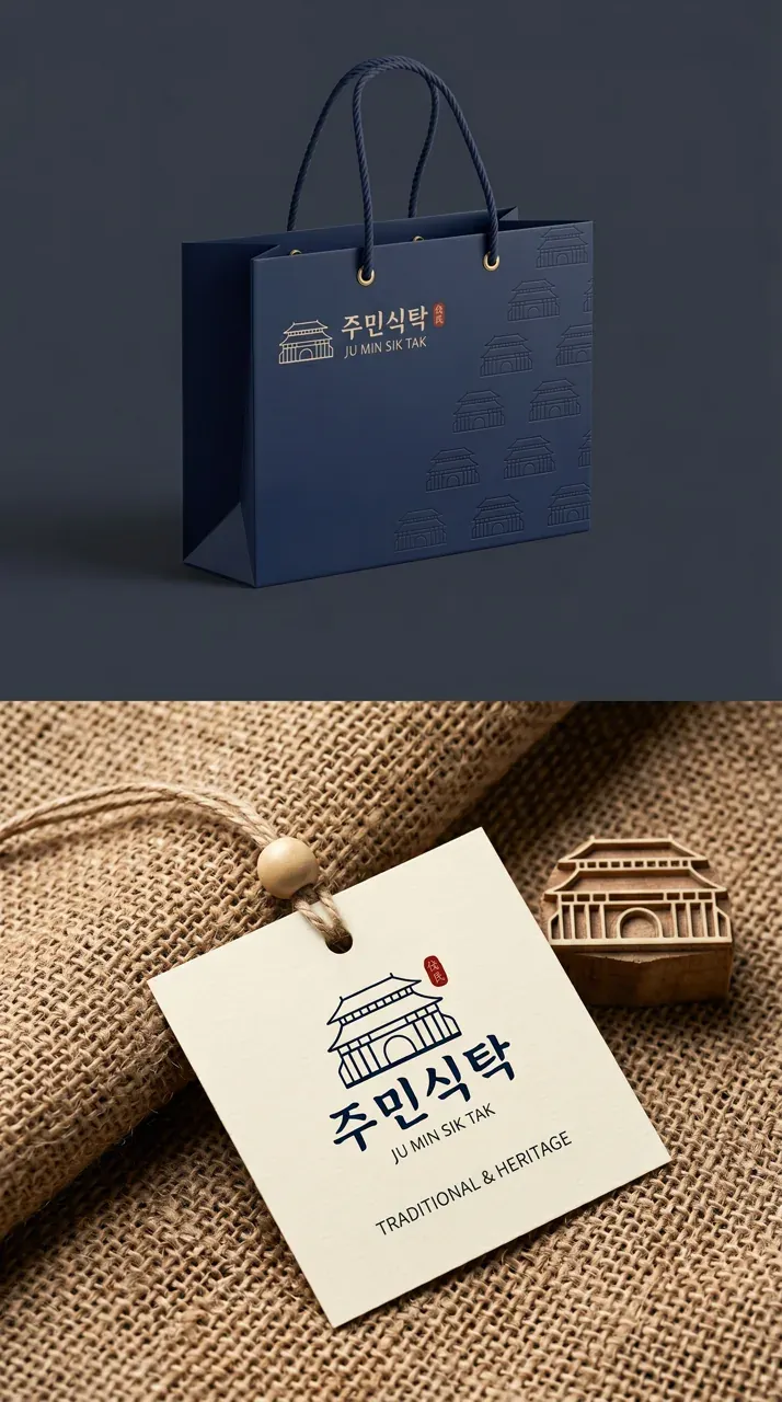 음식점·외식 로고 디자인 — 젊은 감각으로 만나는 세련된 한식주점 음식점 로고 브랜드 시스템