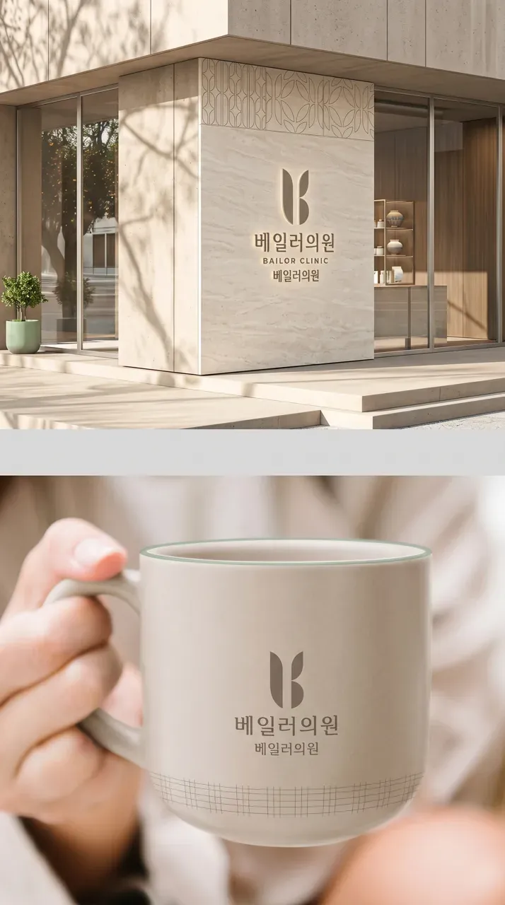 병원·의원 로고 디자인 — 따뜻하고 친근한 병원 로고 브랜드 시스템
