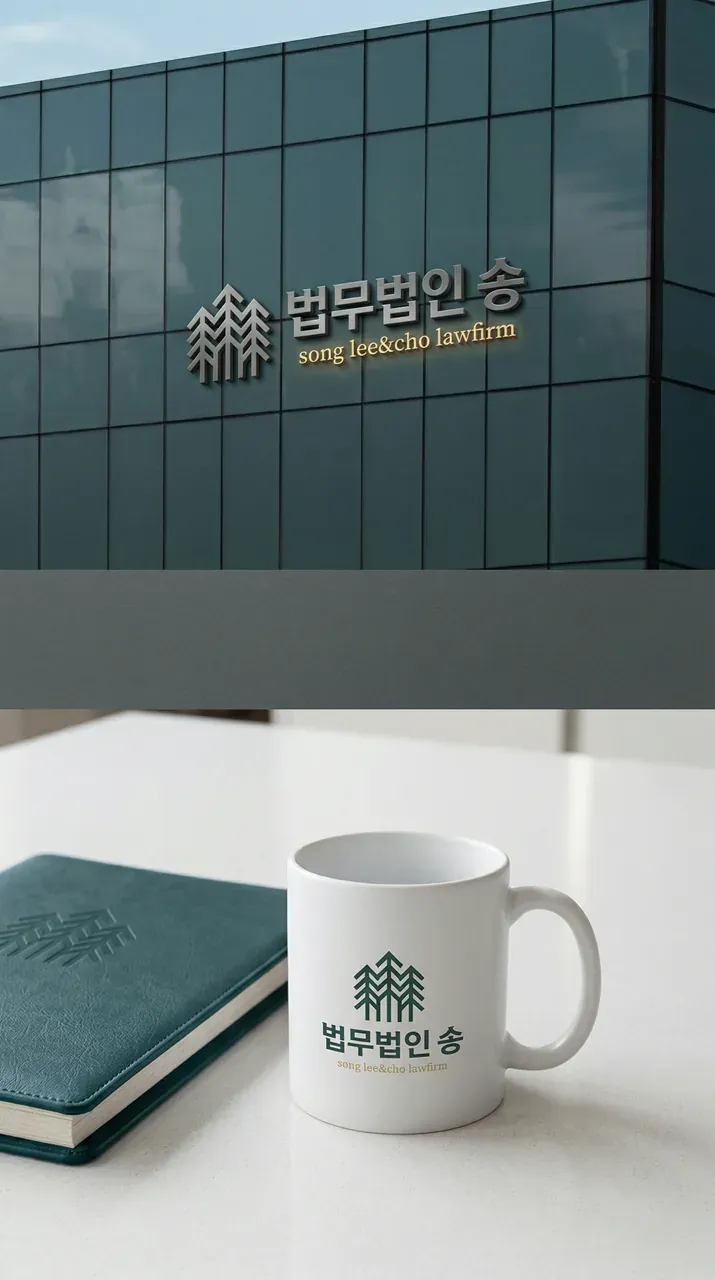 법률·세무·특허 로고 디자인 — 중견기업 임원이 신뢰할 수 있는 든든한 법률 파트너 법률사무소 로고 브랜드 시스템