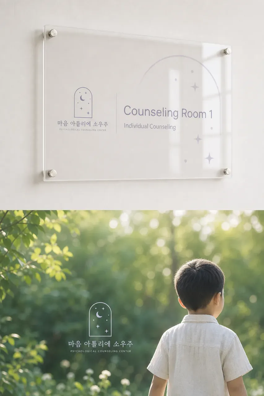 문화·예술·미디어 로고 디자인 — 한 사람의 마음이 곧 하나의 우주 마음 아틀리에 소우 문화·예술 브랜드 로고 브랜드 시스템